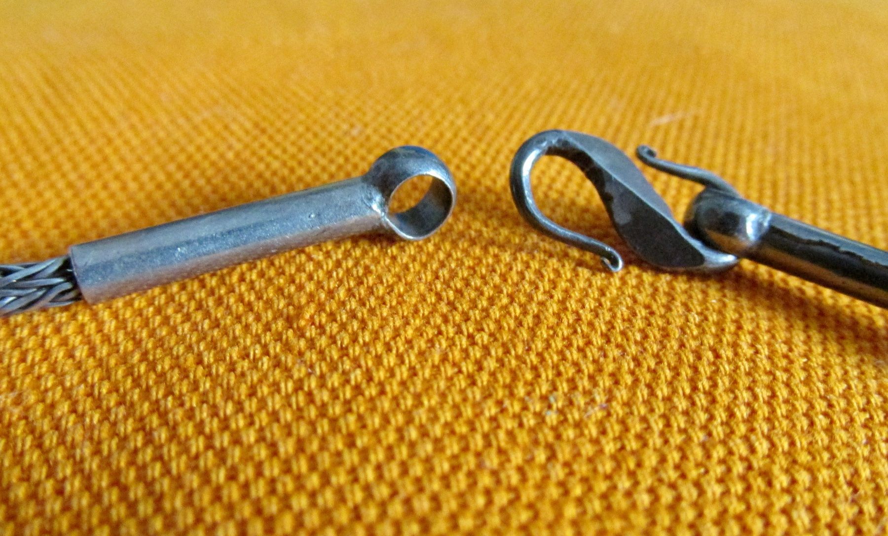 Catenine: Silber - Halskette mit Anhänger, Handarbeit – Usato da Winterthur venduto da mat_q5d5 4