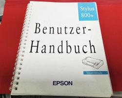 Epson Stylus 800+ Drucker Anleitung (1994)