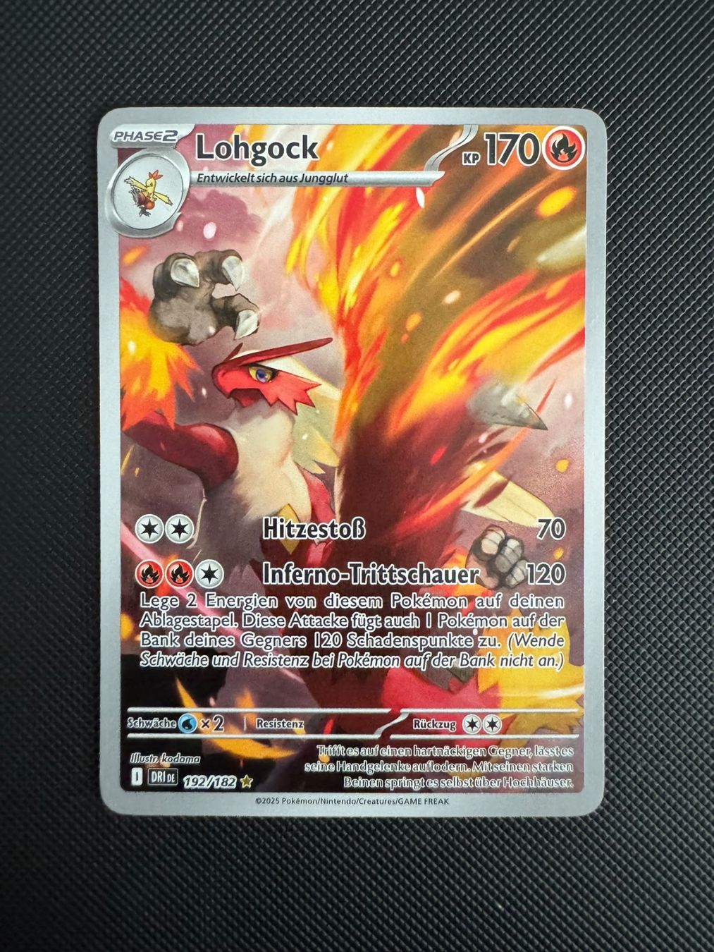 Pokémon Sammelbilder & Trading cards: Pokémon Lohgock 192/182 – Gebraucht aus Seuzach von provenzano18