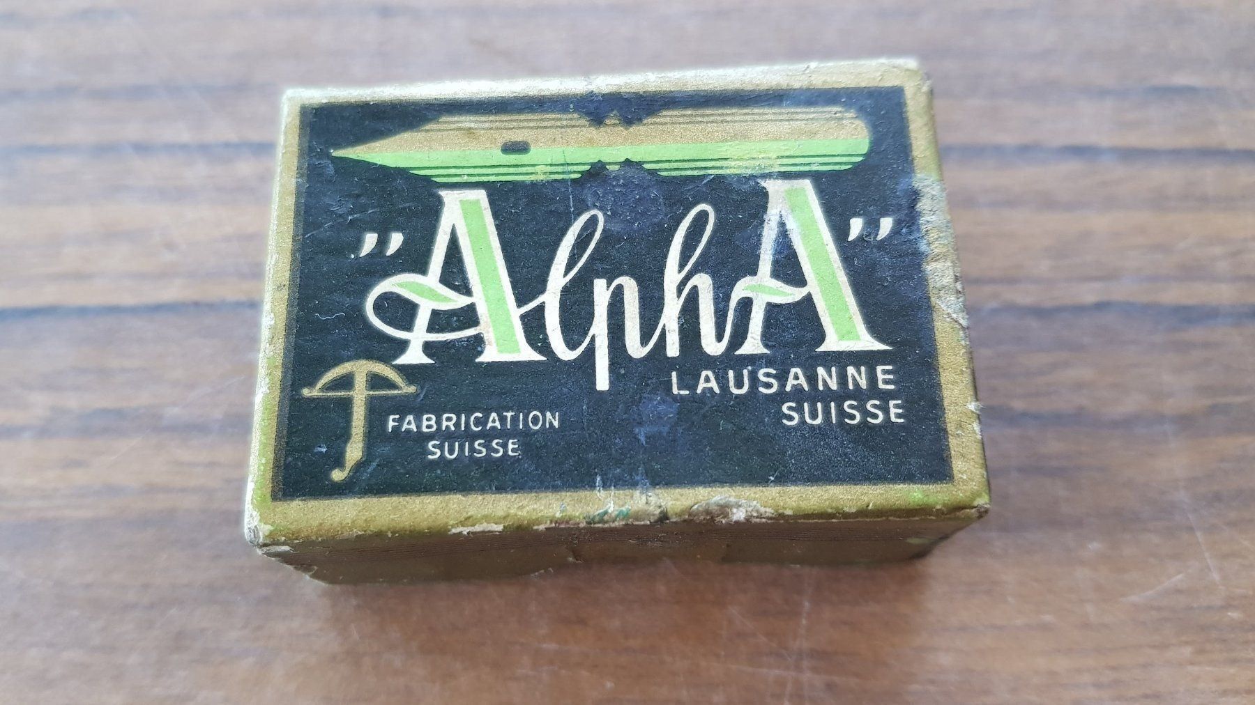 Barattoli: Dose Verpackung Schreibfeldern Alpha antik – Usato da Mörschwil venduto da antiksalon 4