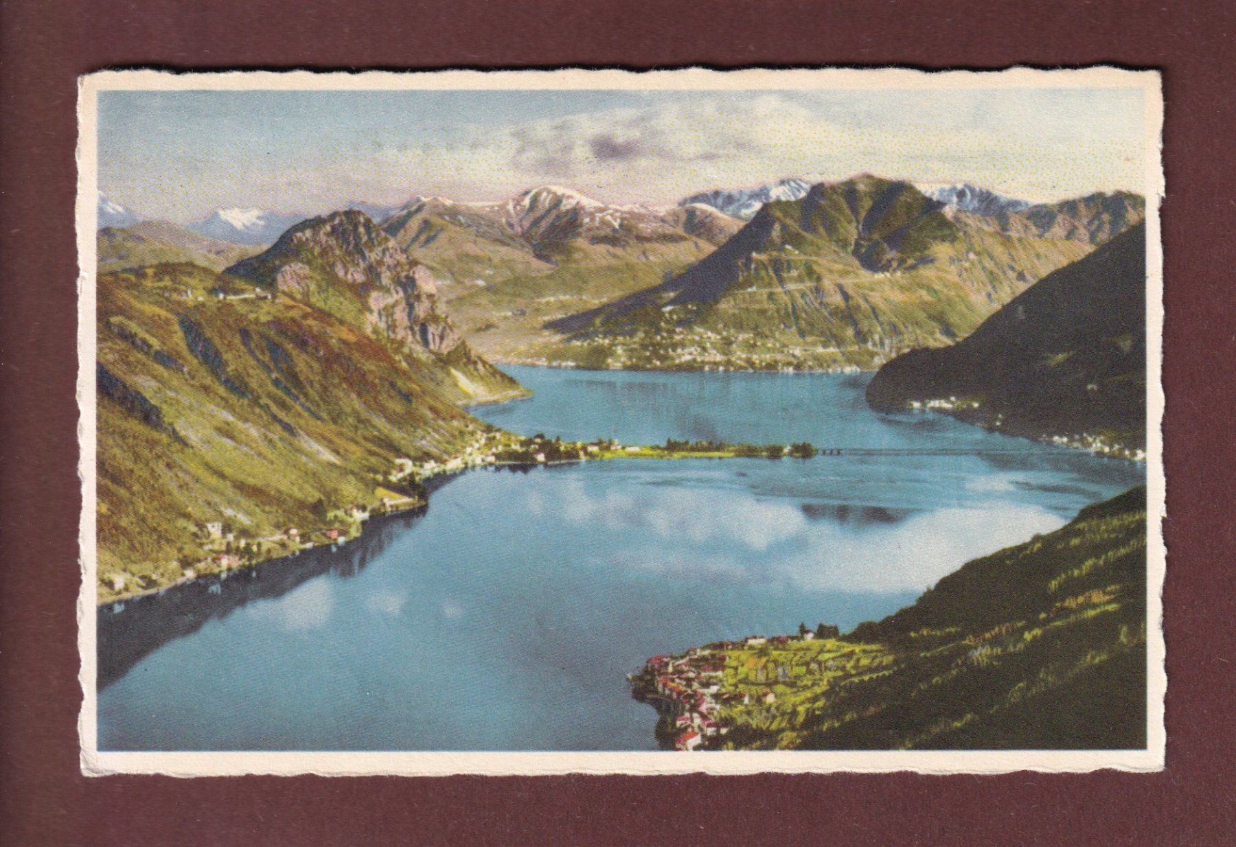Ansichtskarten: PONTE DI MELIDE - 1954 – Gebraucht aus Pully von nicecards-shop