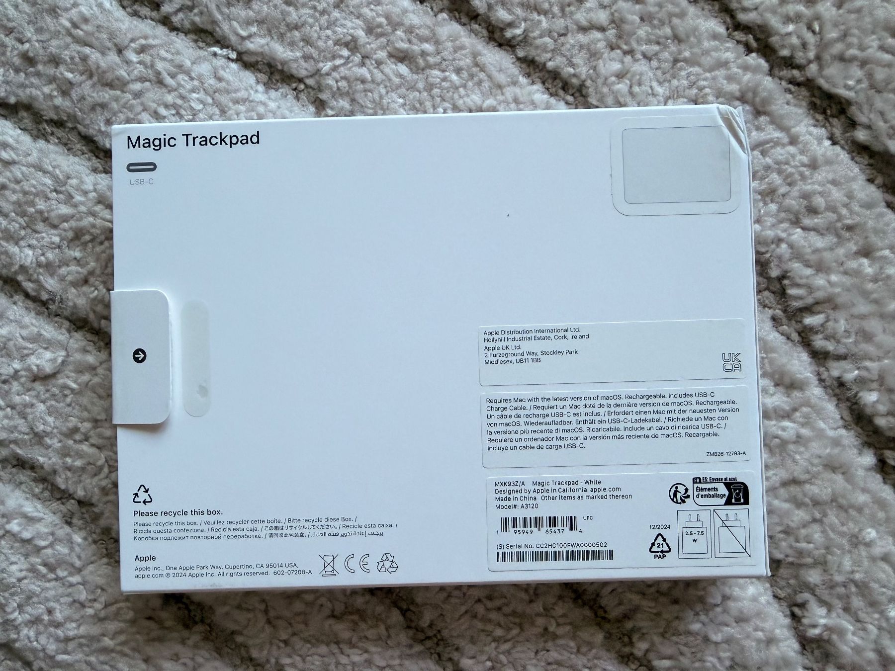Apple Mouse: Apple Magic Trackpad (USB‑C) – Usato da Zürich venduto da vh.8038 2