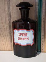 Antike Apothekerflasche Sinapis (Senf )