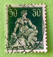  Nr.113 Sitzende Helvetia mit Schwert GESTEMPELT    