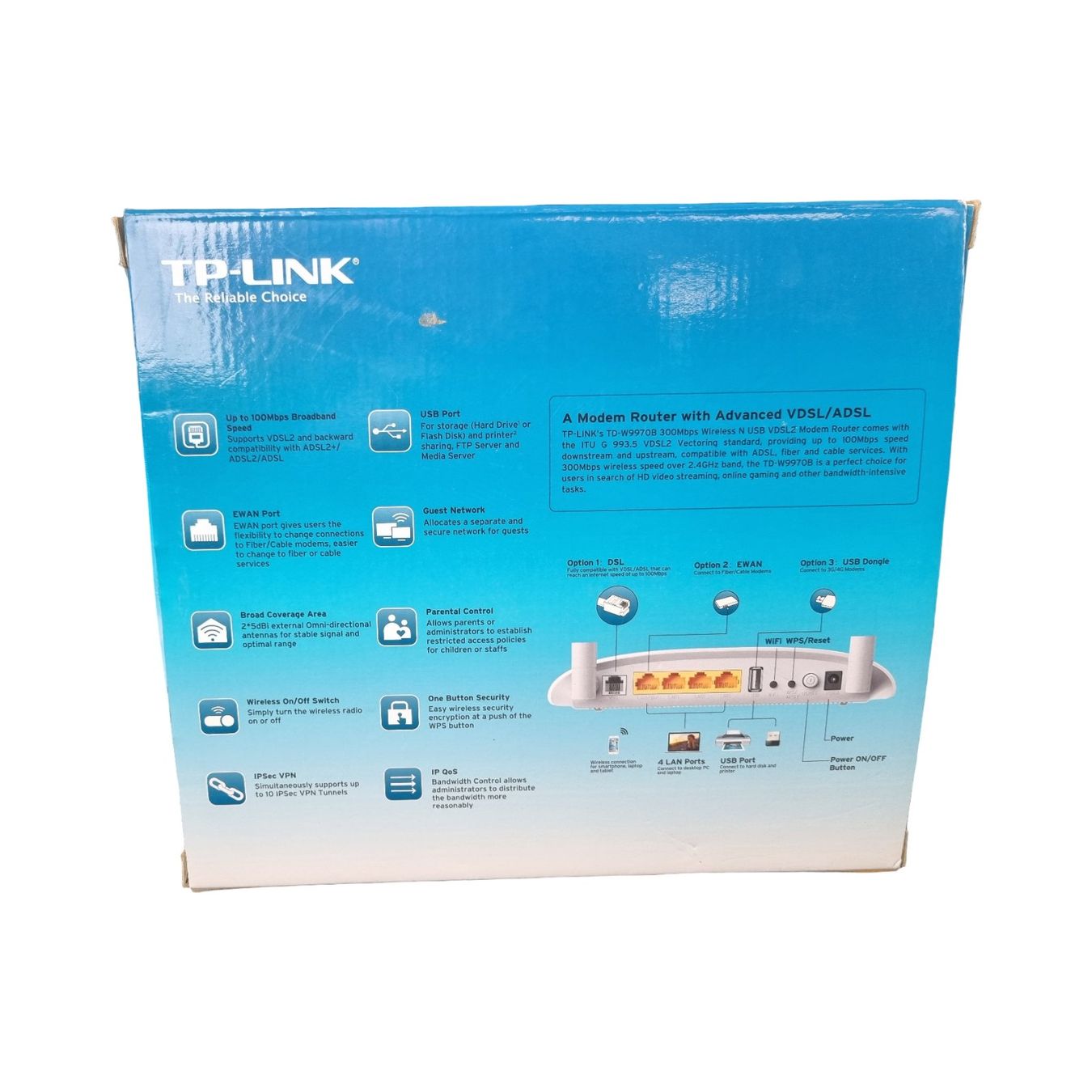 TP-Link Modem & Router: TP-LINK Modem Router TD-W9970B – Usato da Wangen b. Olten venduto da Restwert_Wangen 1