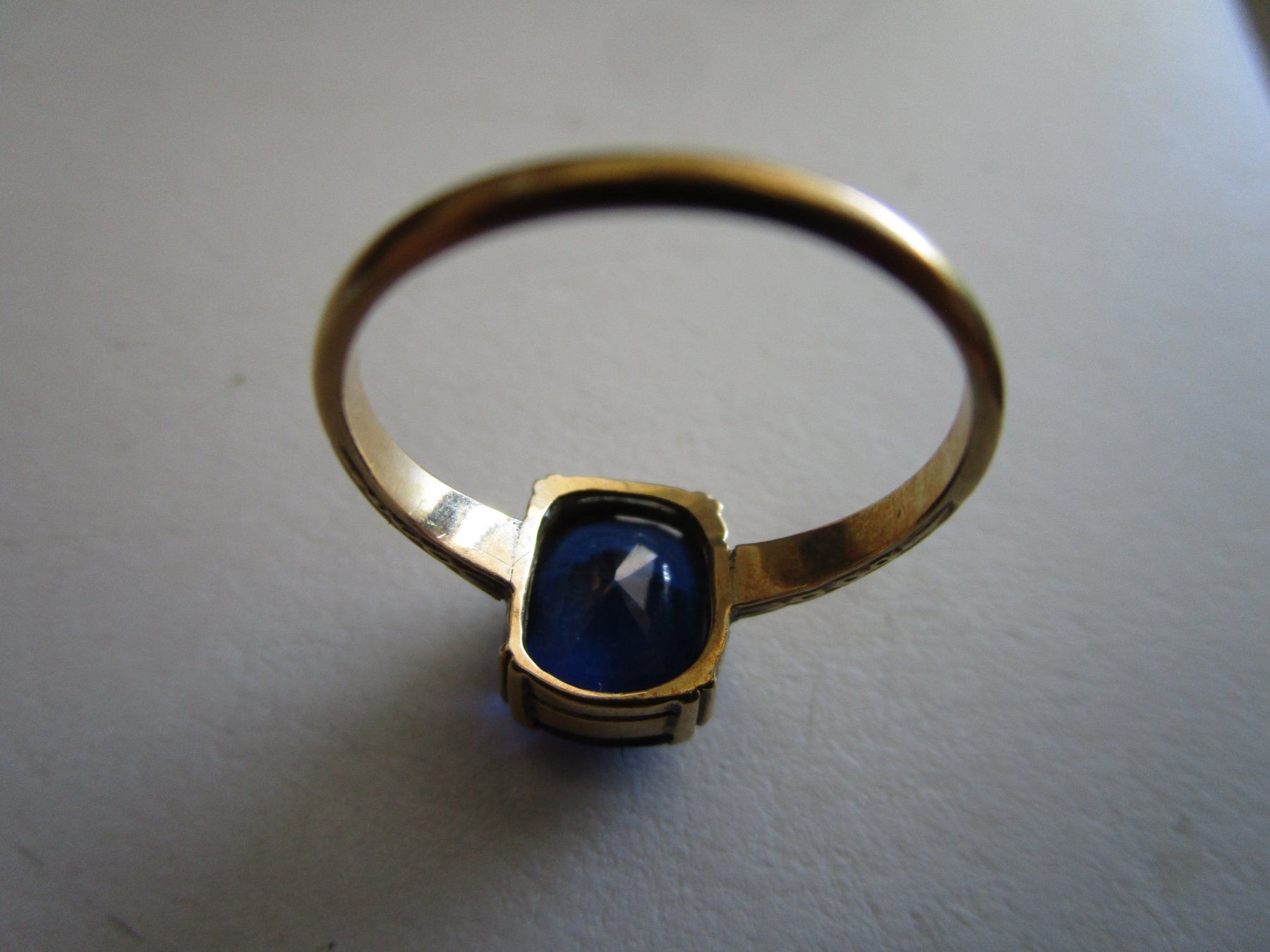 Anelli: Antiker Ring mit Stein  Gold 750 – Usato da Heimberg venduto da Lupo57 3