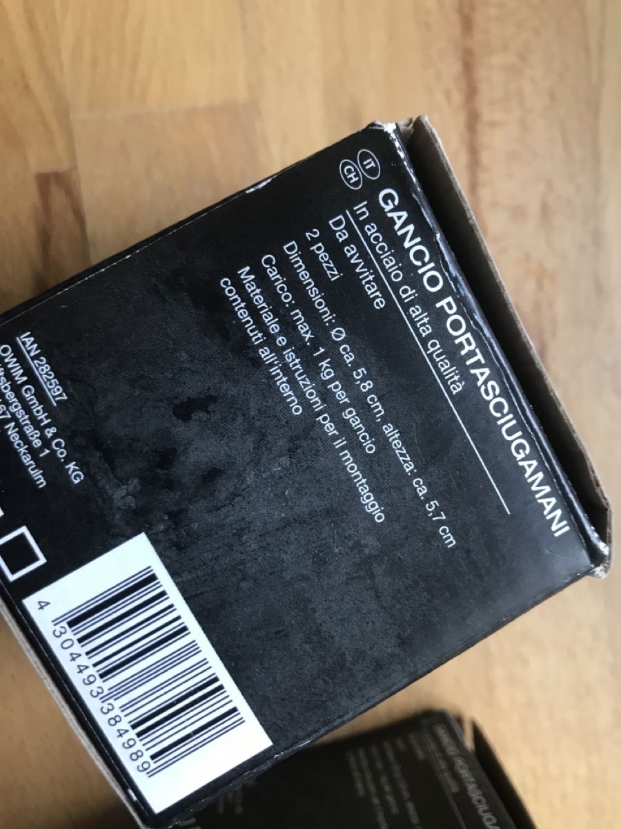 Portasciugamani: edelstahl Handtuchhaken 4 stk – Nuovo e nell'imballaggio originale da Untersiggenthal venduto da mic_ksv9 1