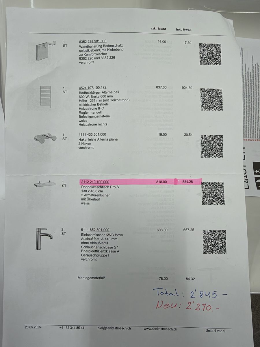 Alterna Badezimmermöbel: Alterna Waschtischset  – Neu und originalverpackt aus Amriswil von deluxe_bad 3