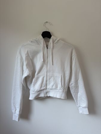 Zip Hoodie La Shady weiss Grösse XS gebrauchter Zustand