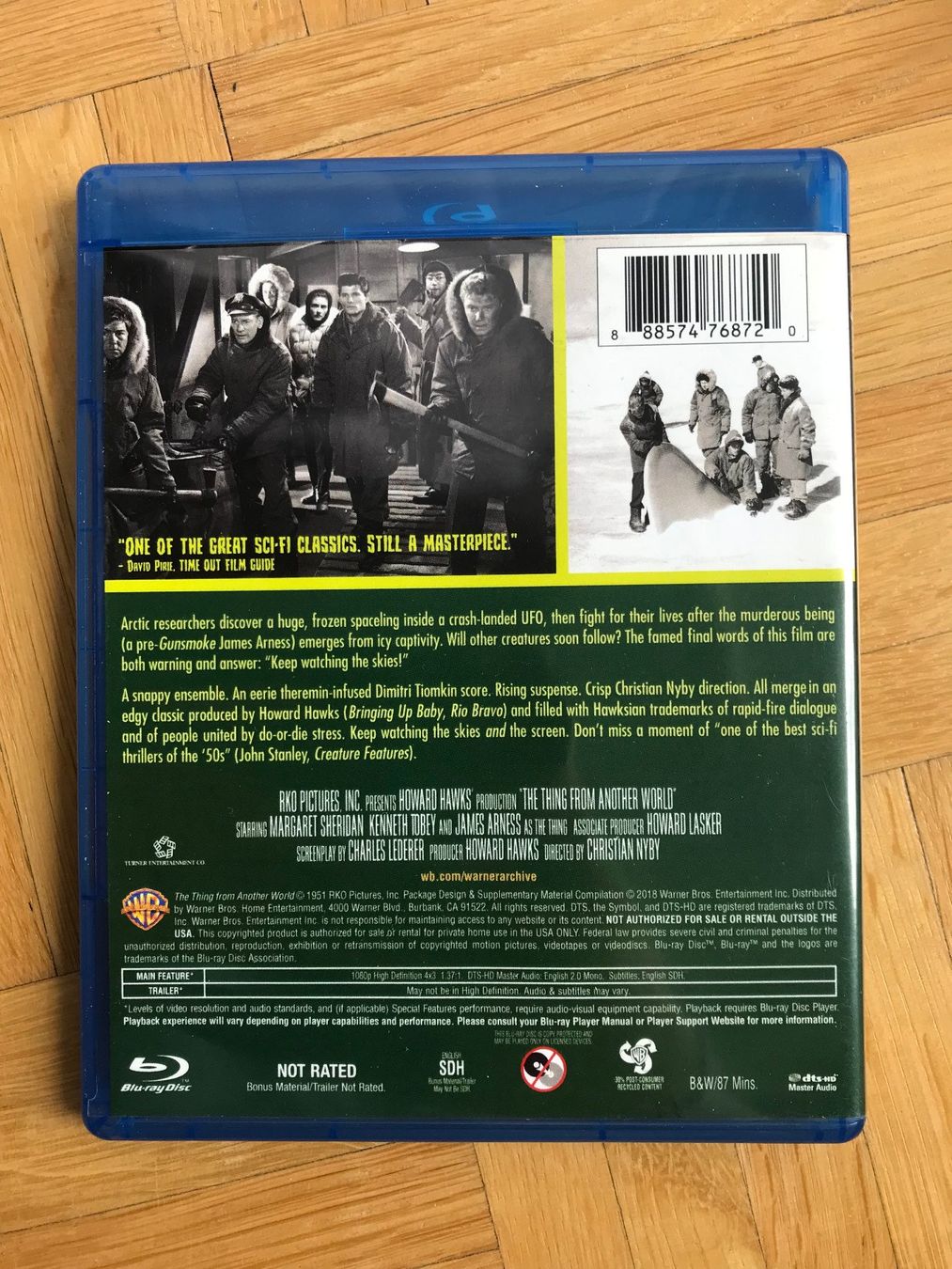 Tutti i DVDs: The Thing from Another World - Warner Archive - Blu-ray – Nuovo (secondo la descrizione) da Zürich venduto da Malcom 2