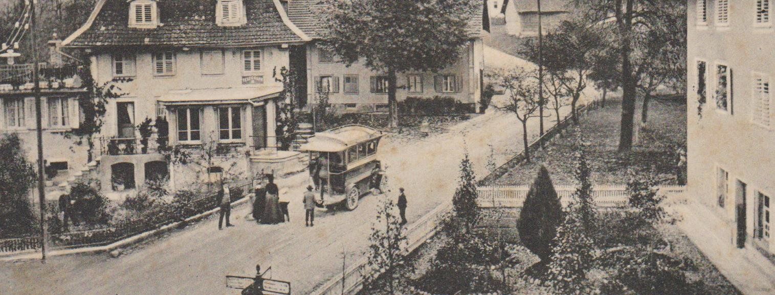 Cartes postales: Grosswangen  LU   :   alte Ansichtskarte gest. 1908 – D'occasion à Vitznau par Ropaku 1