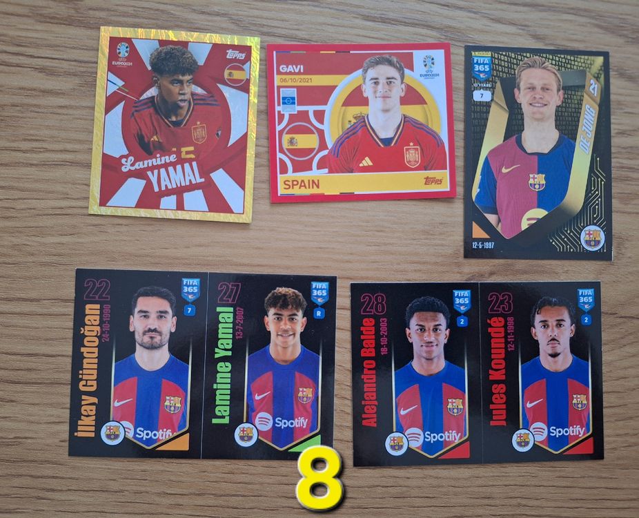 Topps Carte collezionabili: "Big" FC Barcelona / Barca collection (cards and stickers)⭐️ – Nuovo (secondo la descrizione) da Monthey venduto da rim1870 9