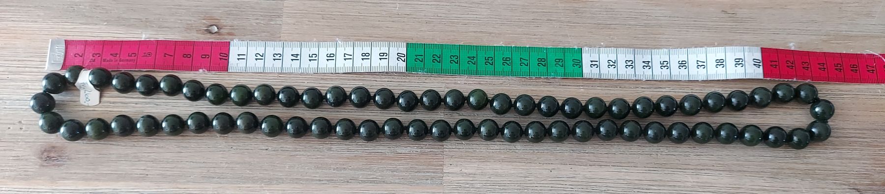 Ketten: Neue Jade Halskette, Durchmesser 12mm, 90 cm lang – Neu (gemäss Beschreibung) aus Basel von Mazzo84 3