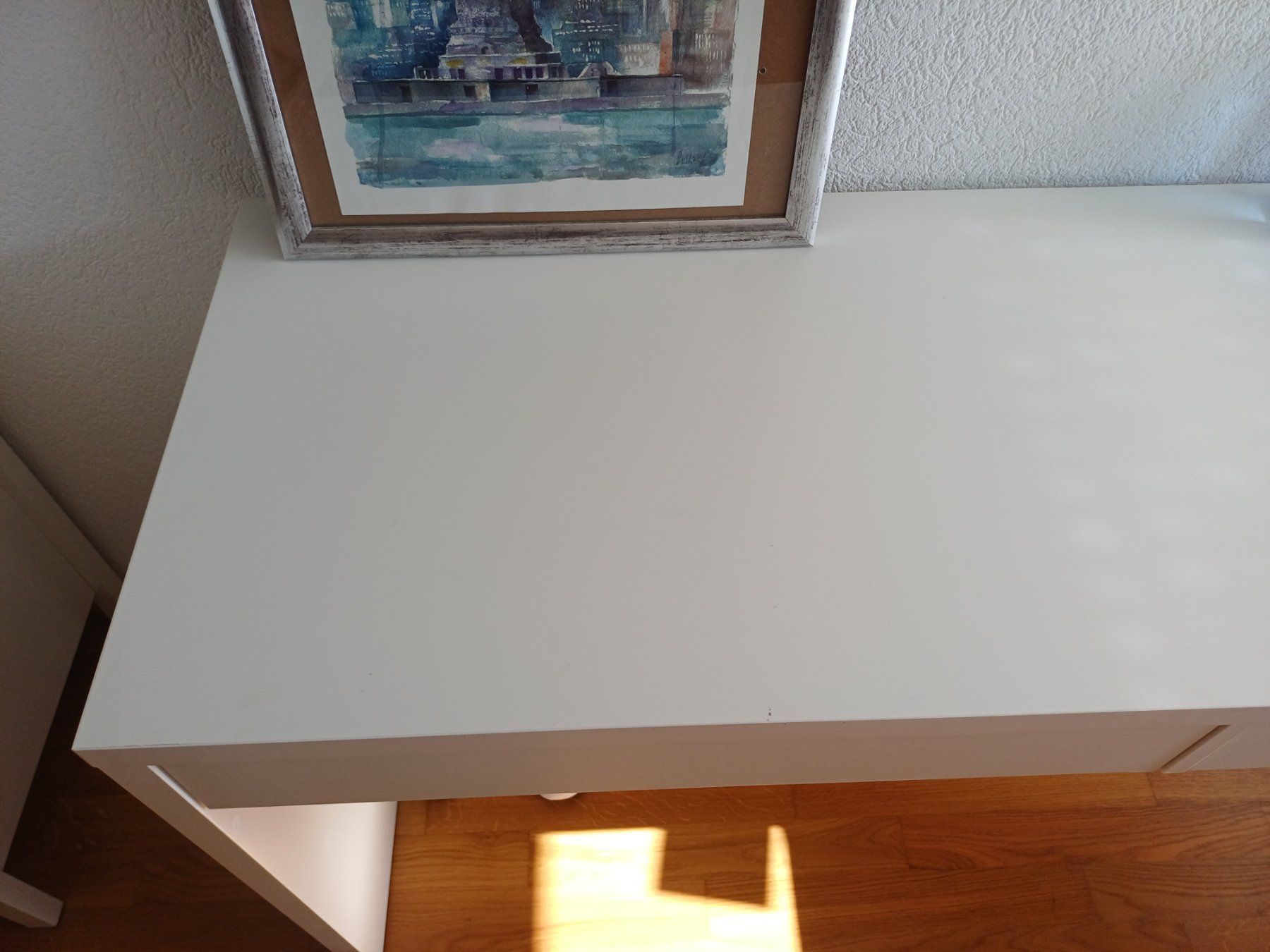 Ikea Scrivanie: IKEA desk, white, 142x50 cm – Usato da Zürich venduto da ale_w2kh 1