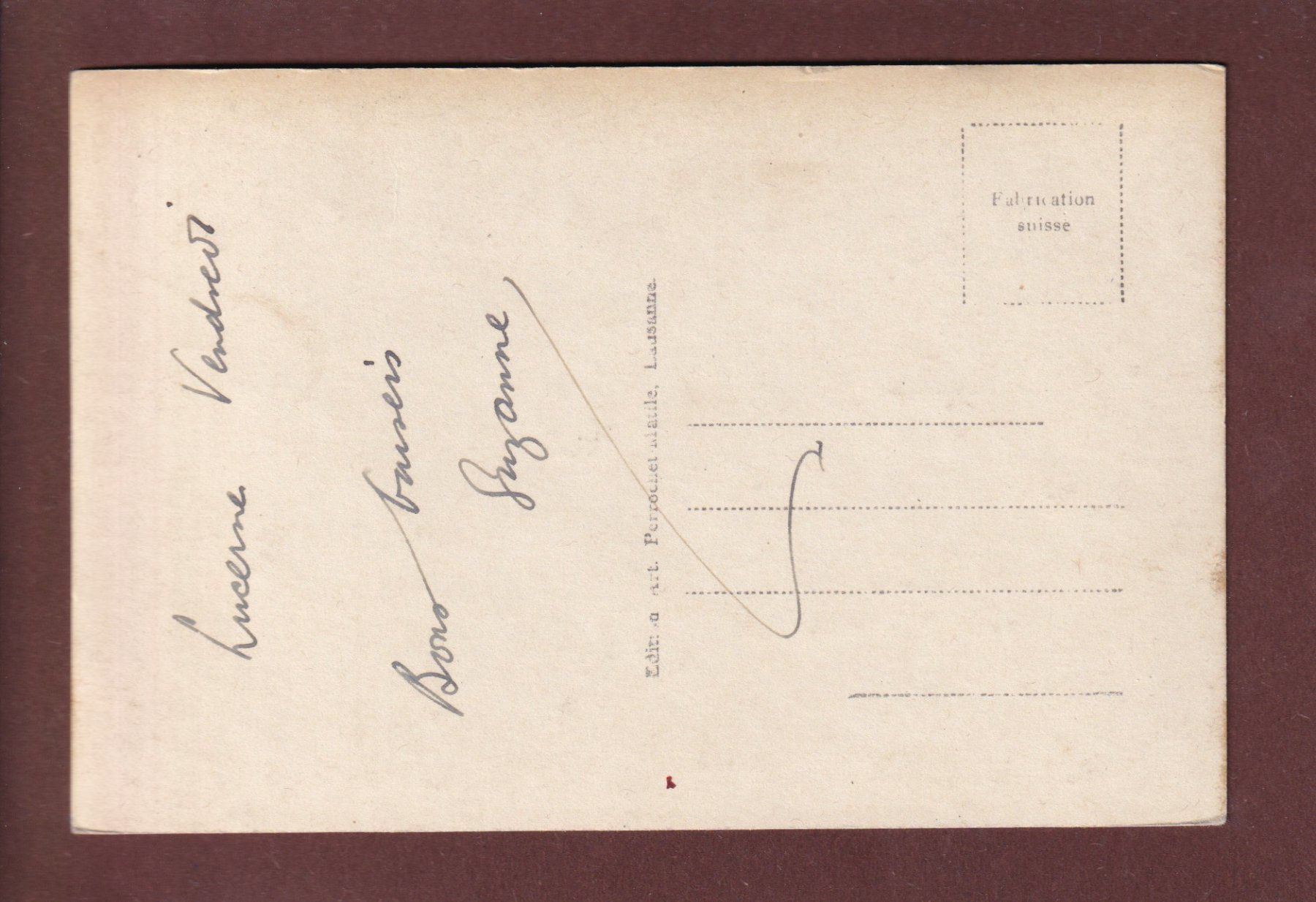 Cartoline postali: LUZERN - Kapellbrücke – Usato da Pully venduto da nicecards 1