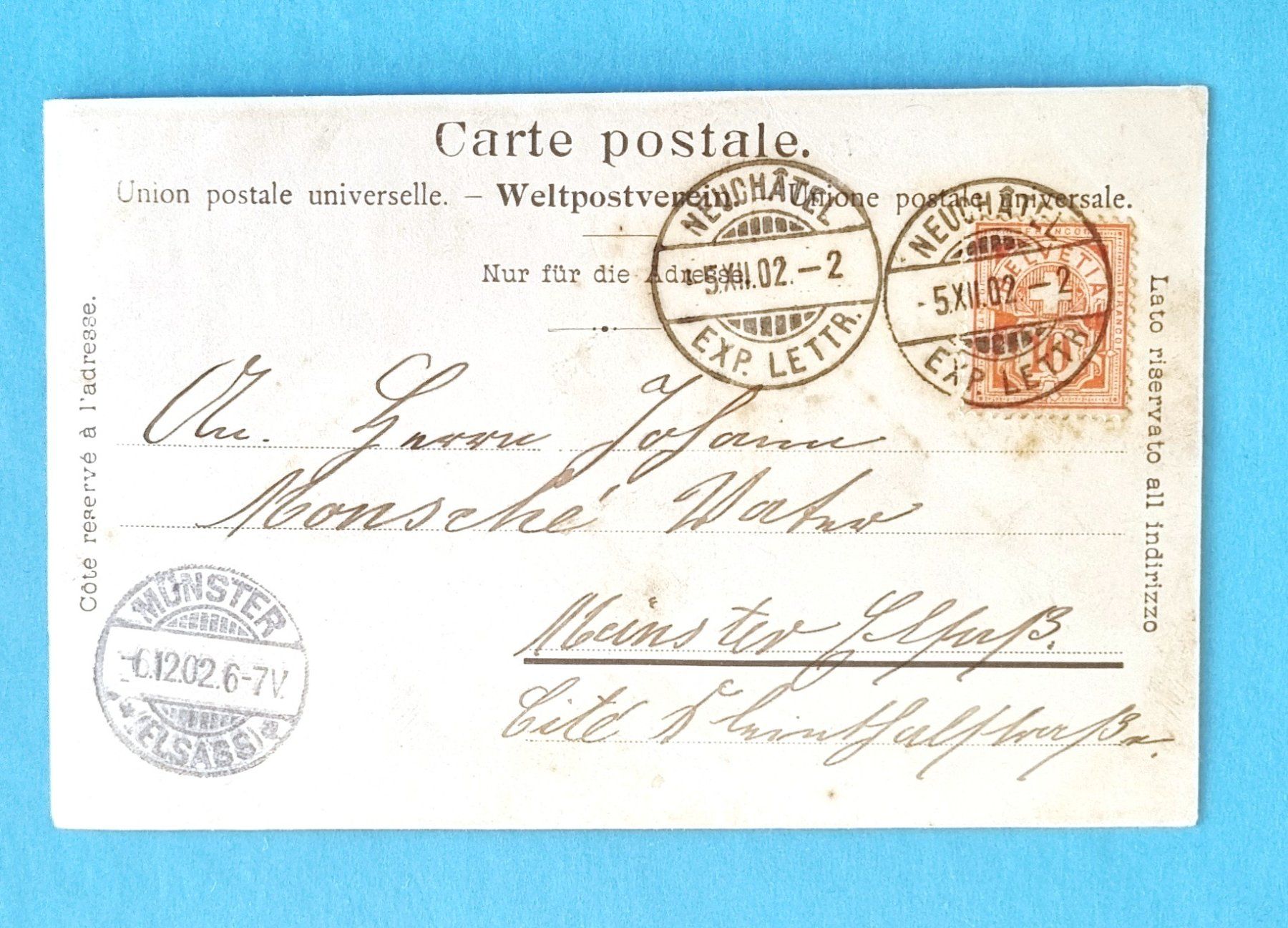 Cartes postales: Neuchatel - L'Evole - Tramway - Strassenbahn - 1902 – D'occasion à Rothrist par RROENK 1