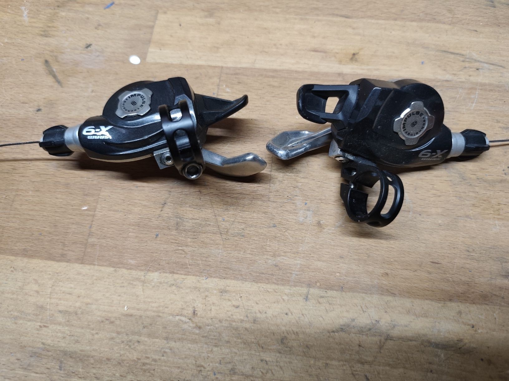 Velo SRAM X9 Schalthebel Set 3x9--fach Vintage Top Zustand! (Gebraucht