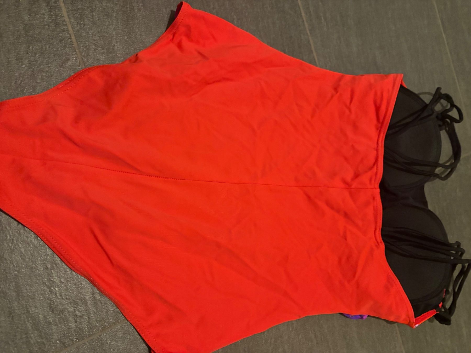 Badekleider & Bikinis: Ulla Popken Badeanzug Gr. 44, Orange mit Blumenmuster – Gebraucht aus Wädenswil von moni_zh 4