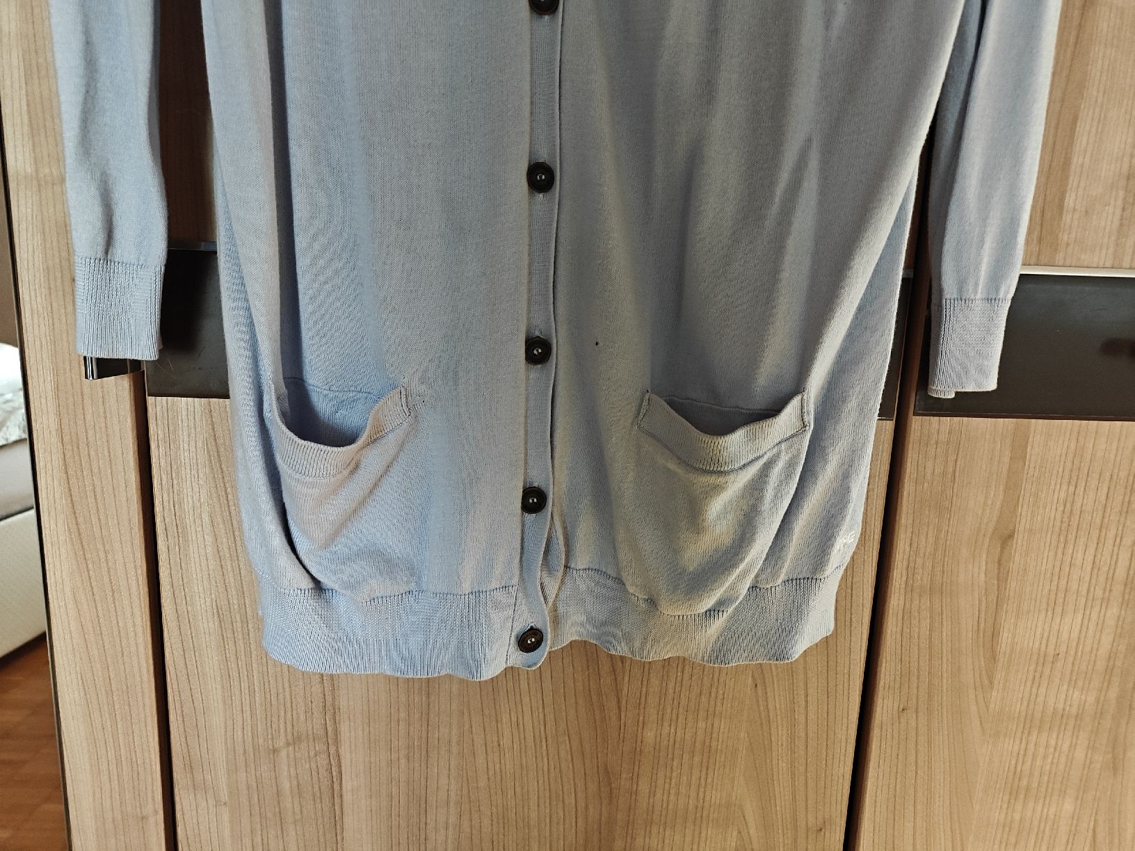 Giacche: Strickjacje McGregor hellblau mit Taschen Grösse XXL – Usato da Wädenswil venduto da alex-maxima 2