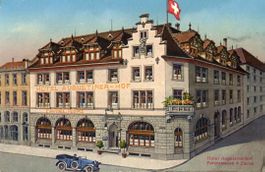 Zürich  ZH - Hôtel Augustiner- Hof /  Oldtimer / Peterstr. 8
