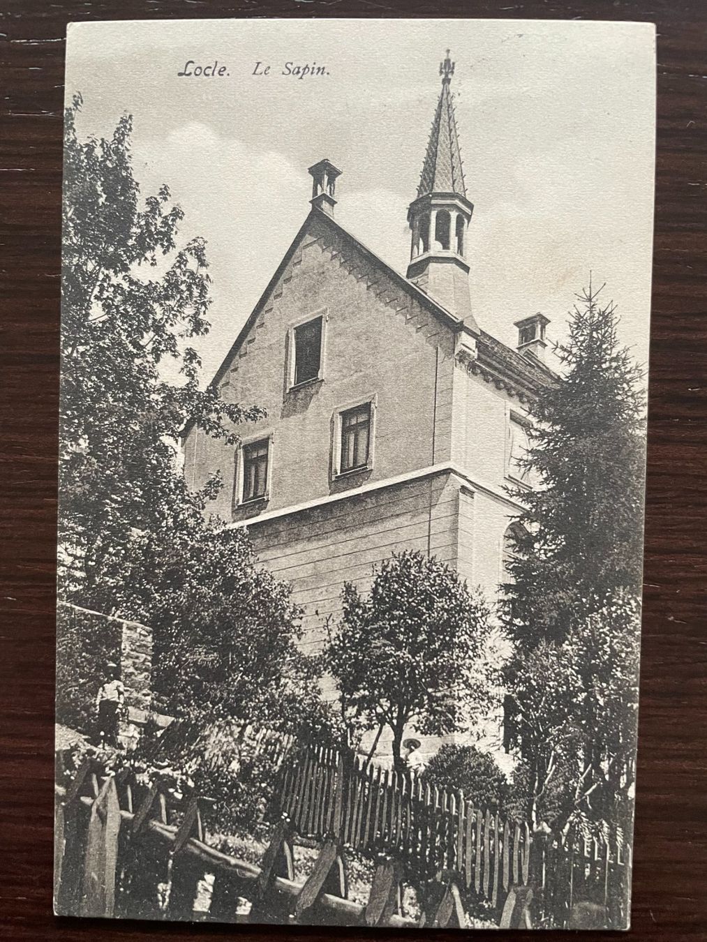 Cartoline postali: LE LOCLE Le Sapin, animée, 1914 – Usato da Wald ZH venduto da TLILEF