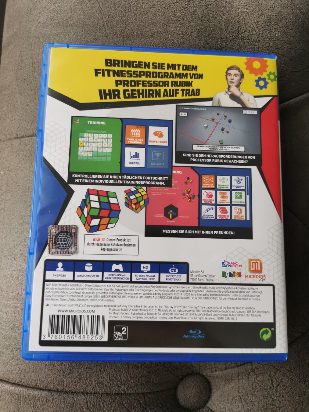 Spiele: PROFESSOR RUBRIKS GEHIRNTRAINER, PS4, PS5 – Gebraucht aus Schaffhausen von _ALEJNA_ 1