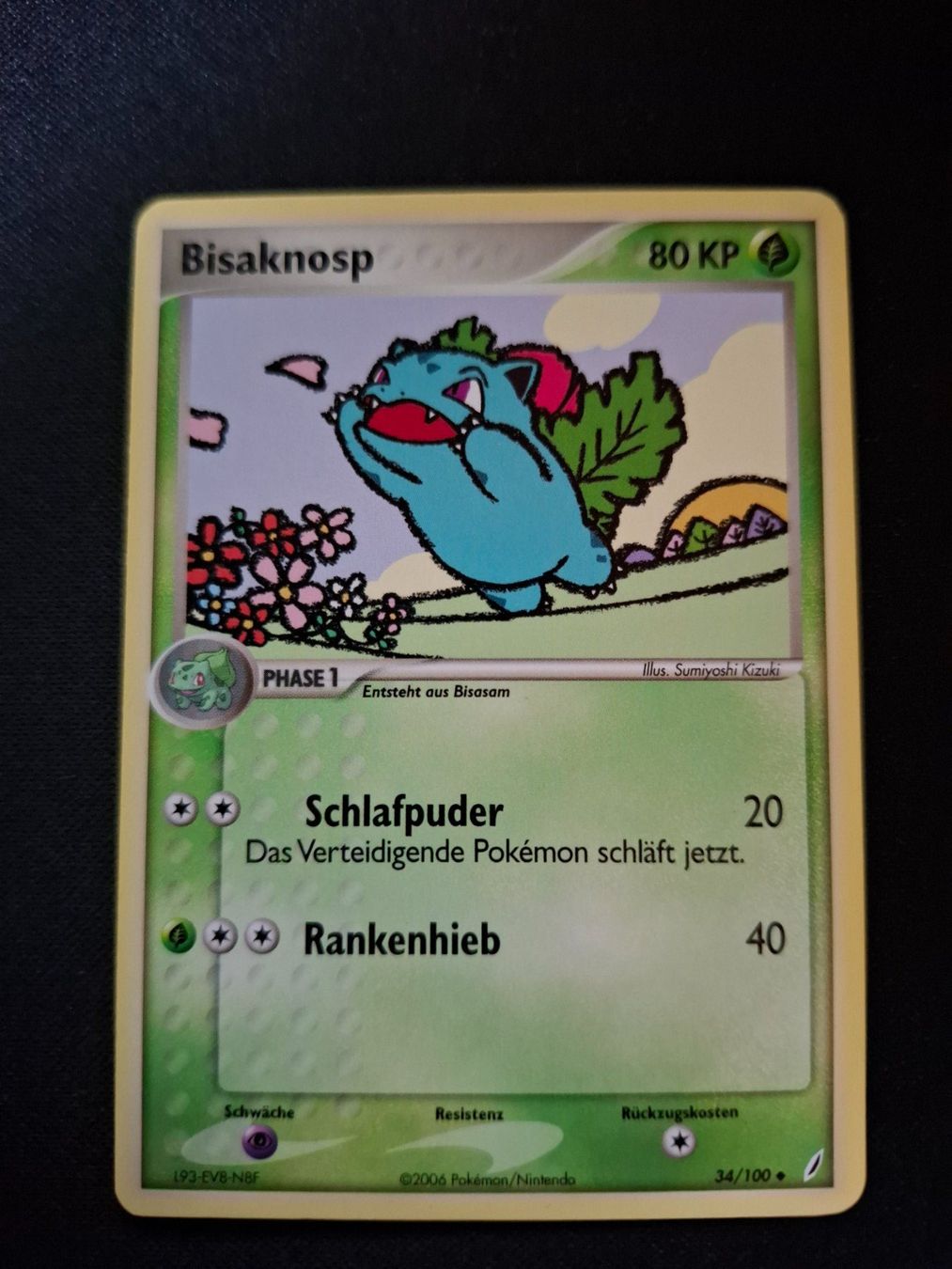 Pokémon Sammelbilder & Trading cards: Pokemon Bisaknosp 34/100 EX Crystal Guardians – Gebraucht aus Gammen von Karbax