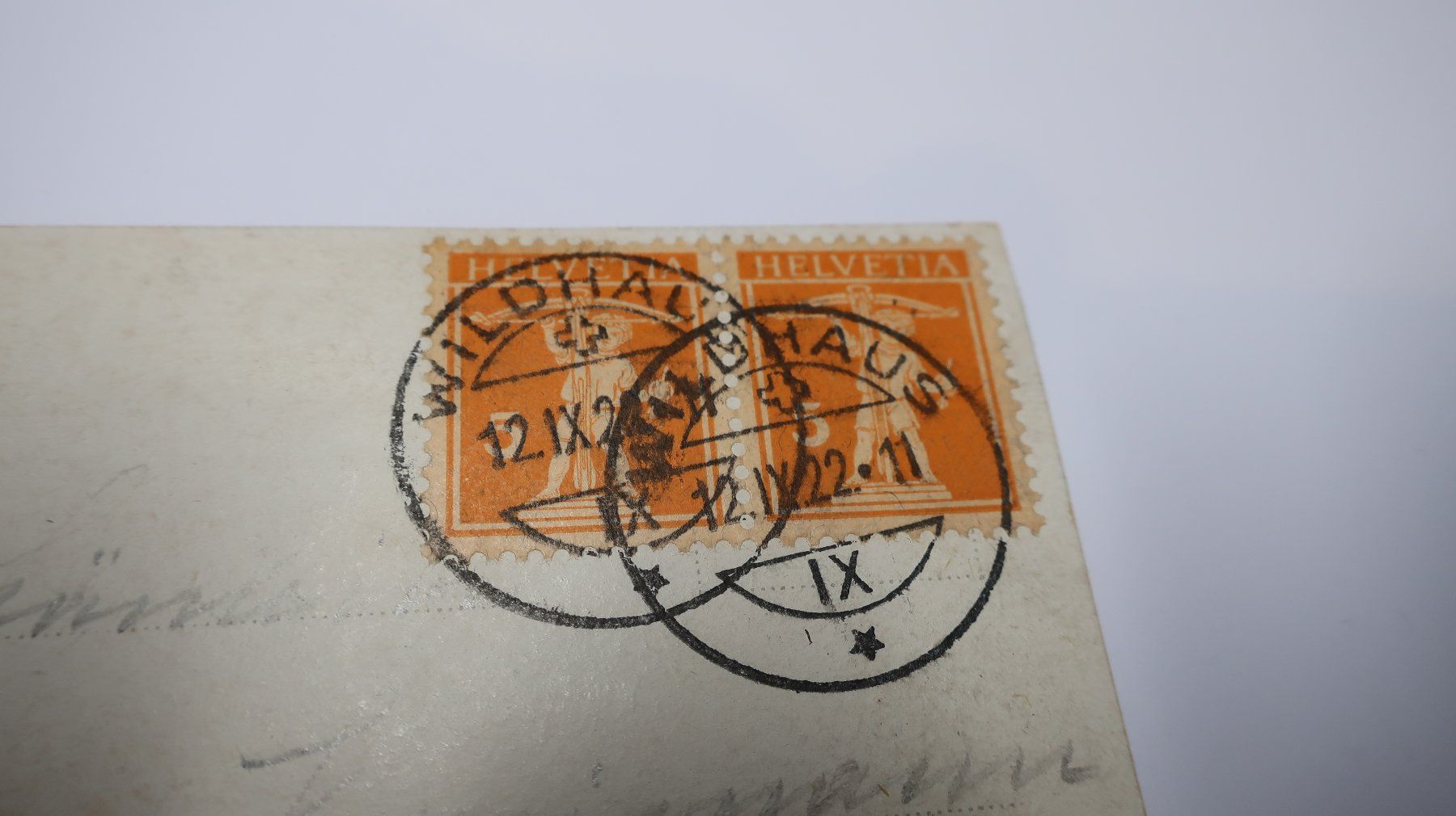 Cartoline postali: Wildhaus mit Schafberg  1922 – Usato da Cormoret venduto da Pascalll2001 3