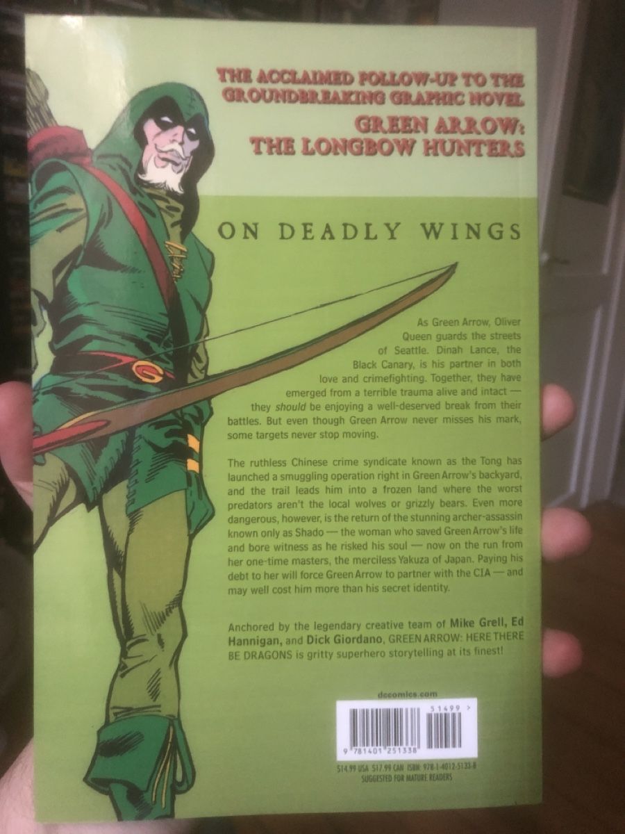 Fumetti: Green Arrow - Here There be Dragons - Trade Paperback  – Nuovo (secondo la descrizione) da Lausanne venduto da fransadpop 1