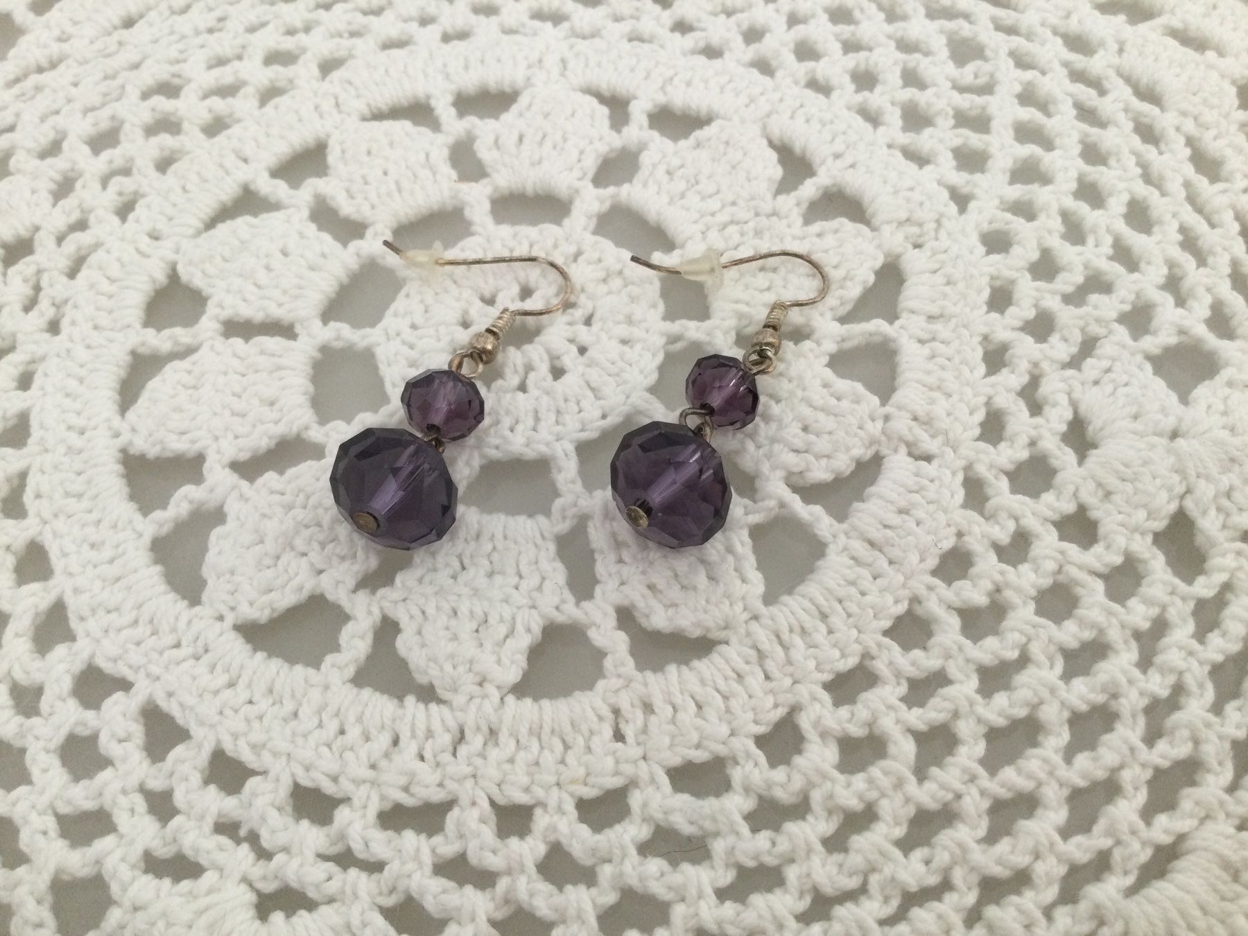 Altri gioielli: Collier + Boucles perles toupies améthyste & strass, NEUF – Nuovo e nell'imballaggio originale da Agiez venduto da chouchanelle 1
