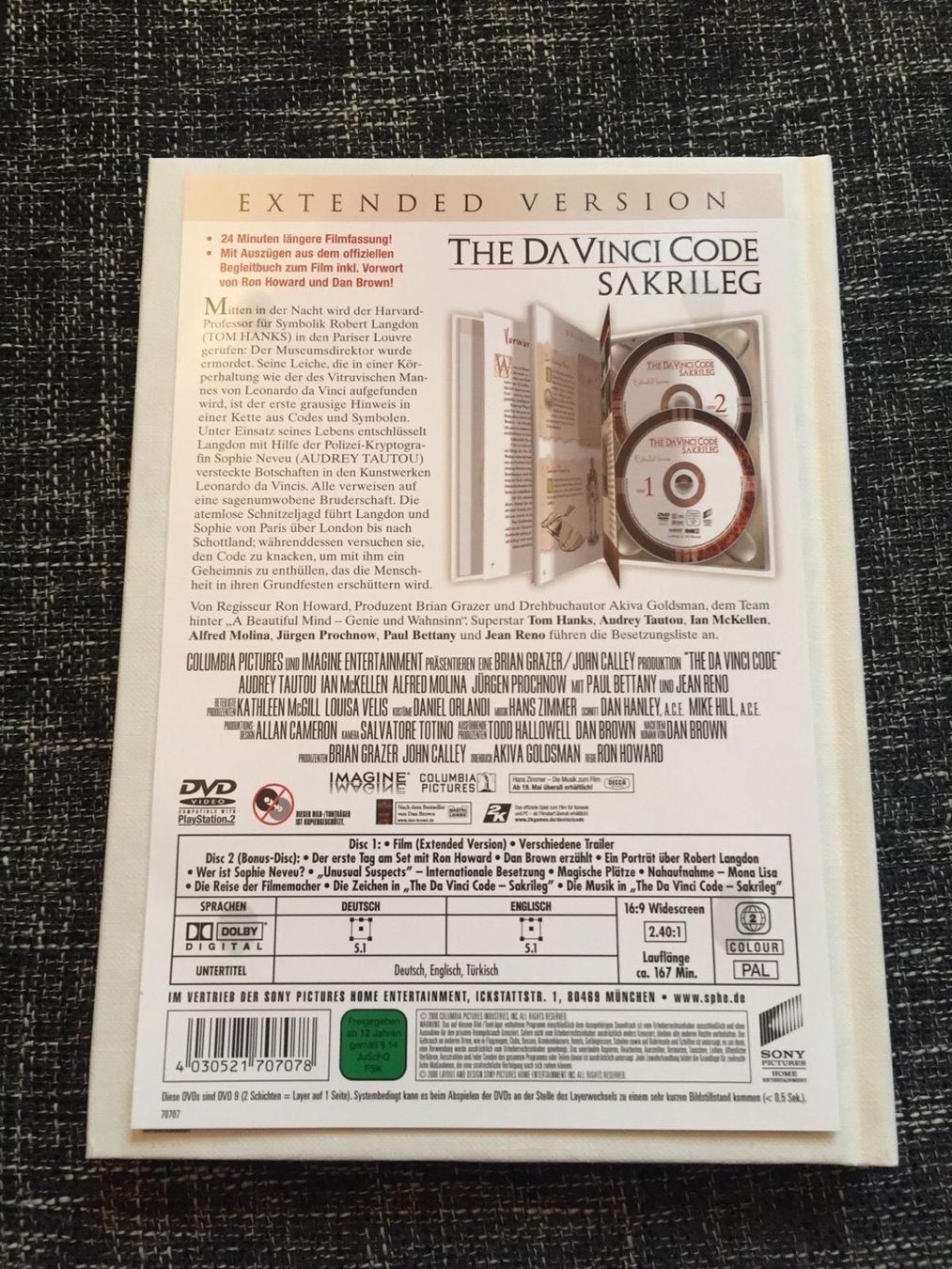 Tous les DVDs: THE DA VINCI CODE - SACRILEGE – D'occasion à Riehen par M.S.DVD 2