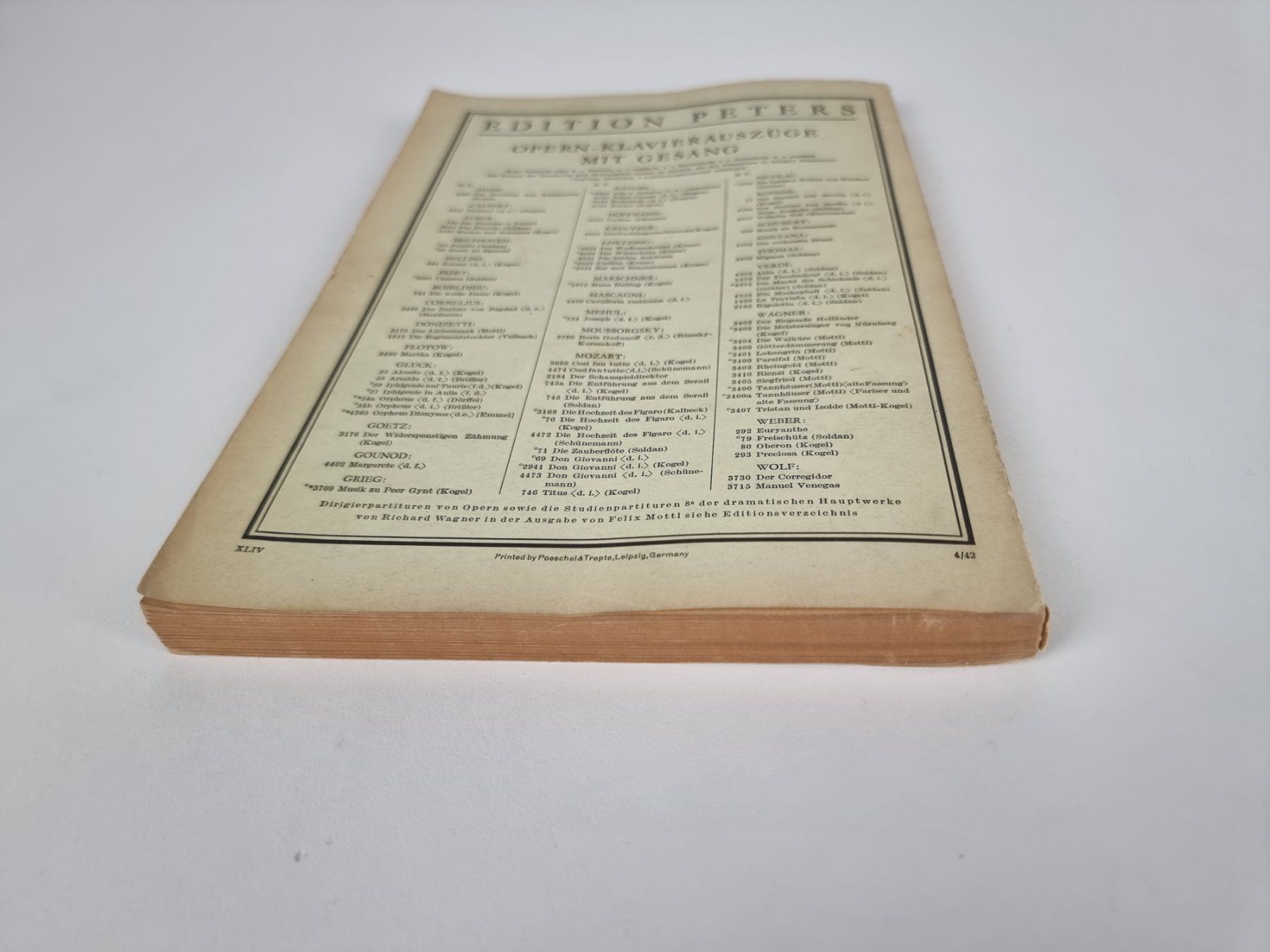 Livres: Notenheft "Martha" Flotow – D'occasion à Urtenen-Schönbühl par Restwert_Schoenbuehl 6