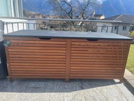 Sehr grosse Gartentruhe 201x80x80cm - NP 599 CHF!!