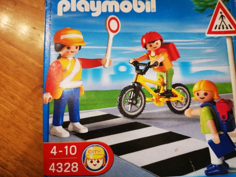 Playmobil 4328 Écoliers Passage Piétons – Neuf 2008 – Jeu éducatif Rare