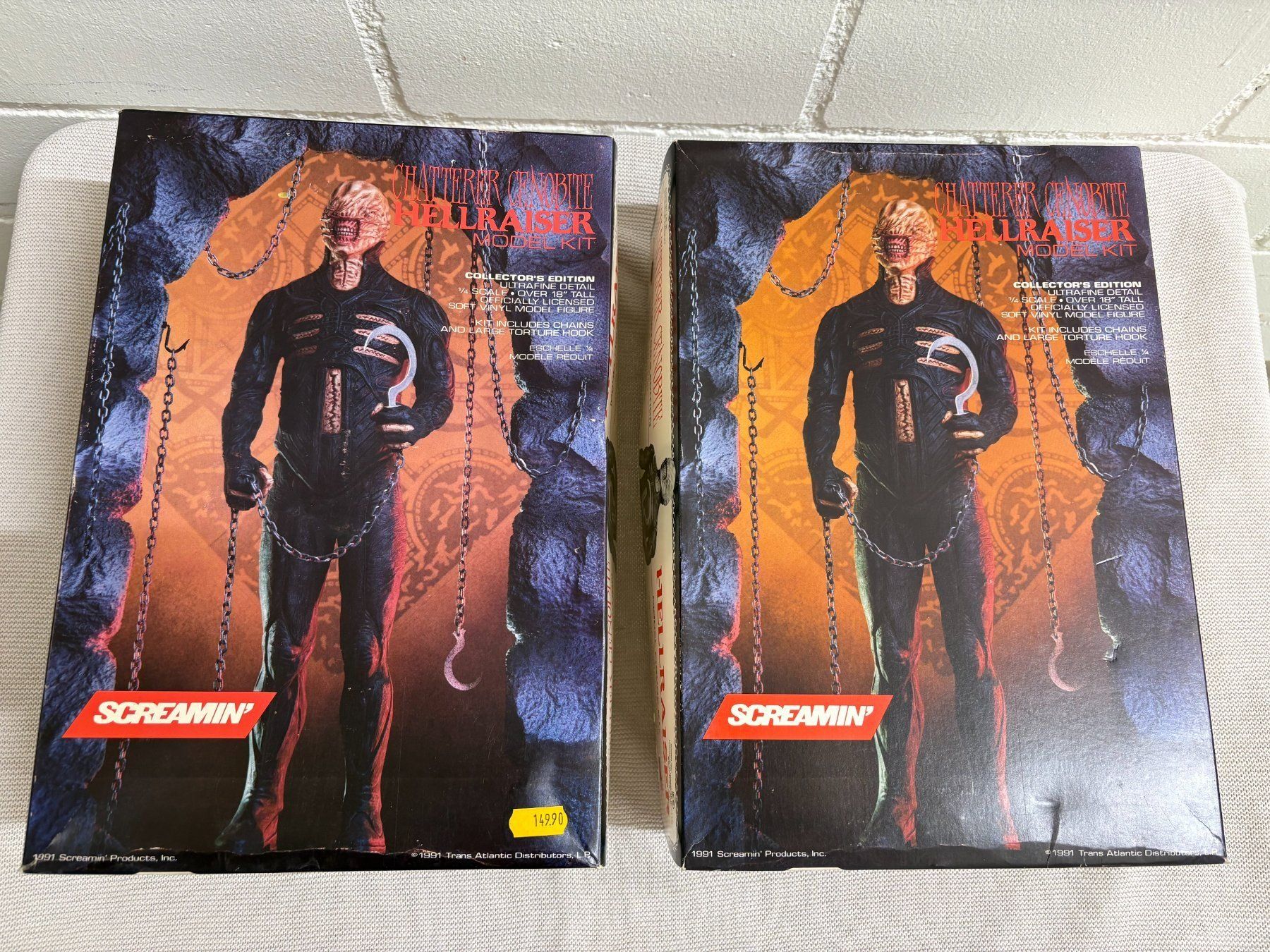Statuette: Neu 2 HELLRAISER Chatterer Cenobite Figur/Bausatz Screamin' – Nuovo e nell'imballaggio originale da Ottenbach venduto da TimelessEmotions.