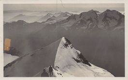 ALPIN: Nadelhorn auf Ulrichshorn, Stempel Mischabelhütte