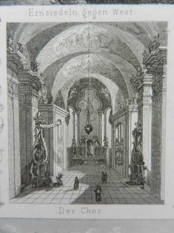 Incisioni: Einsiedeln Souvenirblatt – Usato da Risch venduto da Rischli15 9