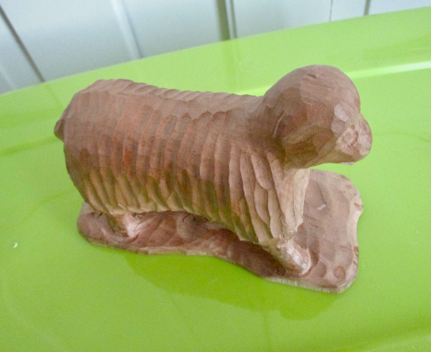 Statuette: geschnitzte Figur aus Holz: Schaf – Usato da Winterthur venduto da mat_q5d5 6