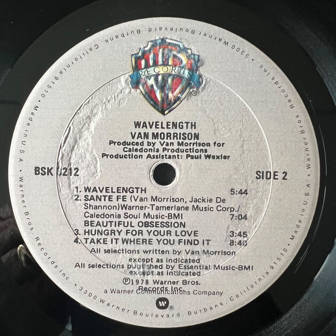 Dischi in vinile: Van Morrison - Wavelength / 1. US-Press. 1978 – Usato da Gais venduto da soundcave57 4