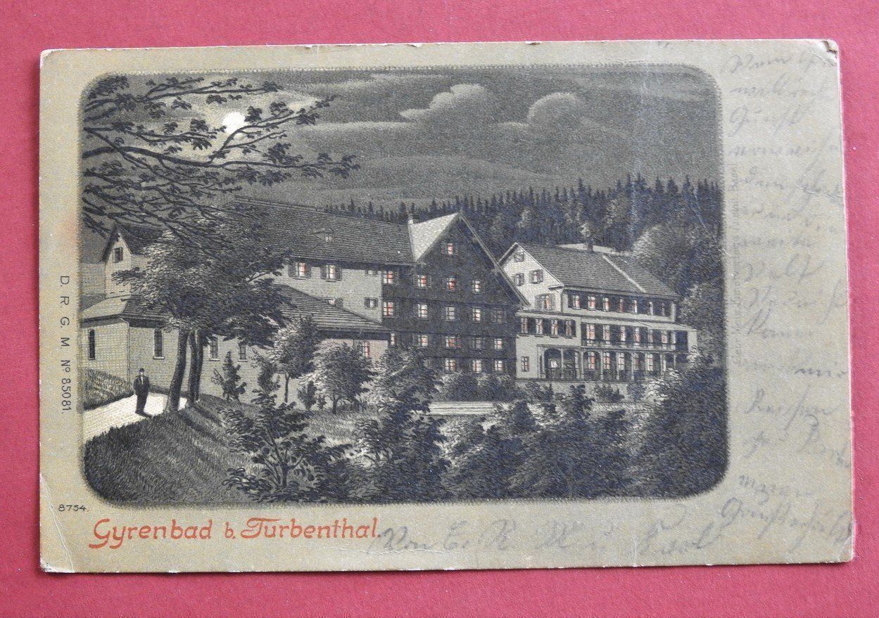 Cartoline postali: Gyrenbad b. Turbenthal – Usato da Rain venduto da 999-800-K