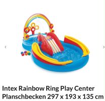 Intex Rainbow Ring Play Center Planschbecken 297x193cm