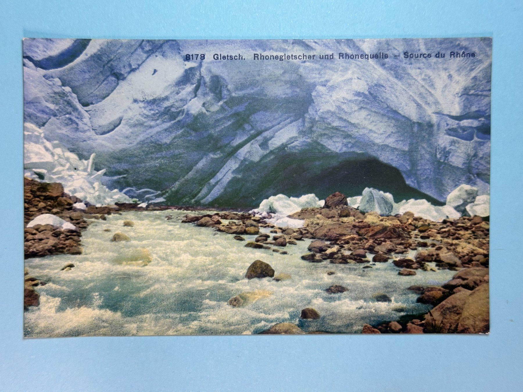Cartoline postali: Gletsch - Rhonegletscher und Rhonequelle – Usato da Steg VS venduto da danwer74