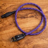 ROTH CABLE Stromkabel geschirmt, lila, 1m, 2,5mm High End