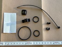 Kabelhalter Set schwarz neuwertig