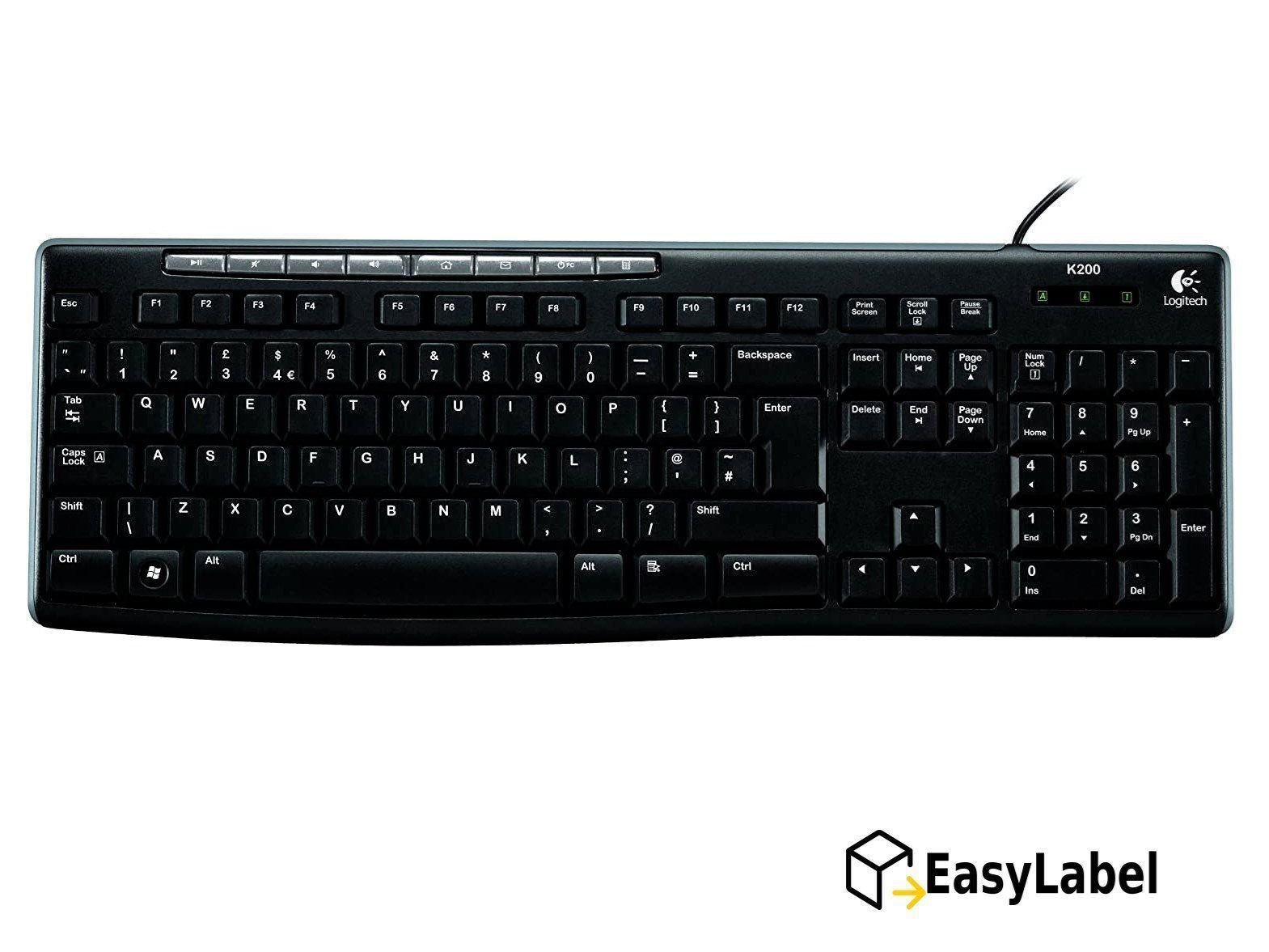 Logitech Tastiere: Logitech USB Keyboard K200, (EN_UK) – Usato da Glattpark(Opfikon) venduto da easylabel 1