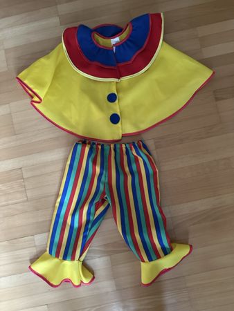 Fasnachtskostüm Clown, Grösse 92, Top Zustand!