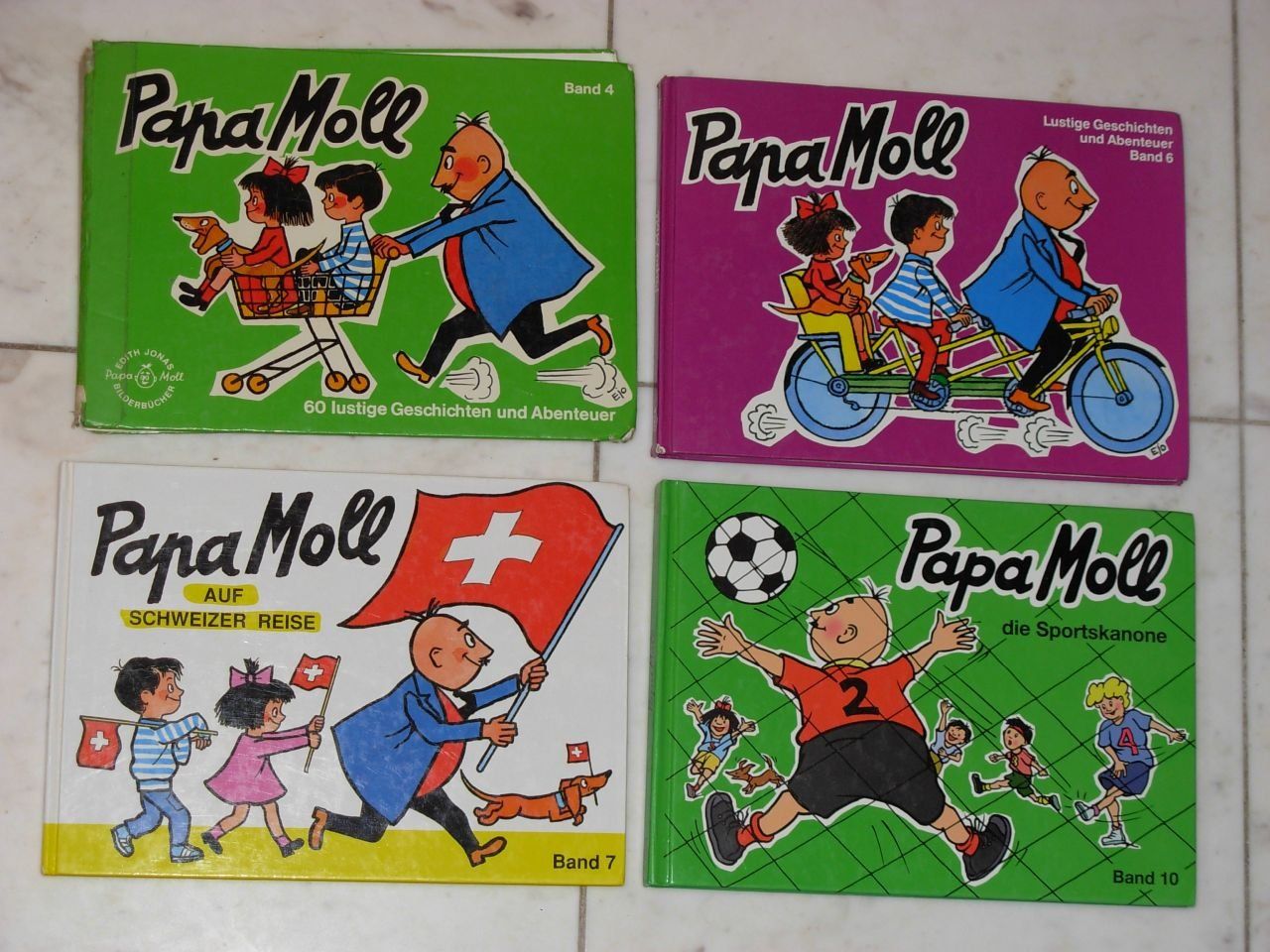 Fumetti: 4 x Papa Moll Bücher – Usato da Oberrieden venduto da Hobbyschiff