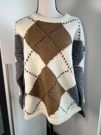  Pullover  Stylisches Muster | Grösse L