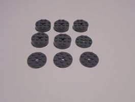 LEGO - DIVERSE - GRAUE - RUNDSTEINE
