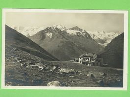 Hotel Muottas Kulm, Blick auf die Berninagruppe